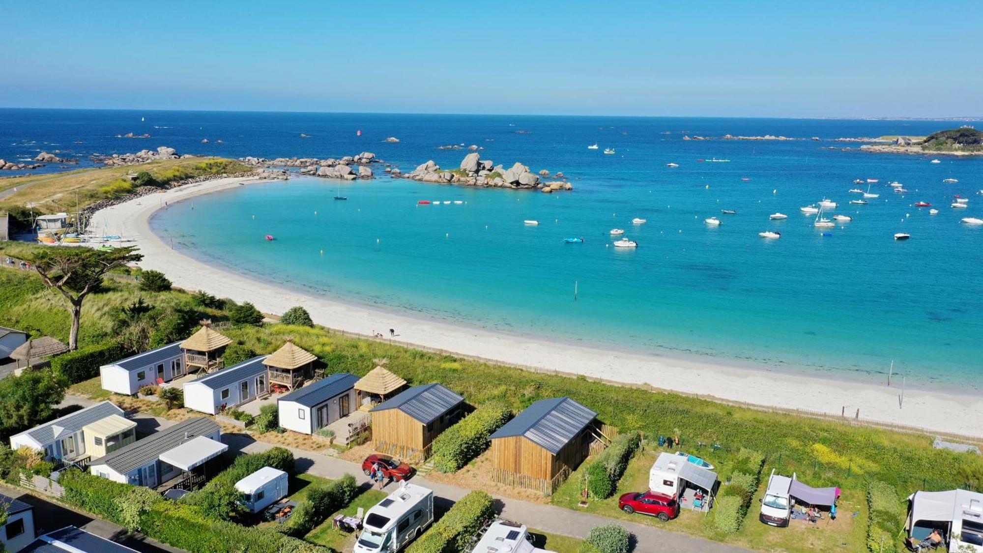Camping De La Cote Des Legendes Brignogan-Plages Exteriér fotografie